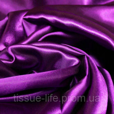Тканина Атлас звичайний Фіолетовий