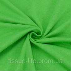 Ткань кулір стрейч Туреччина 190 г./м2 Зелений (трава)