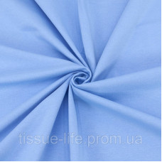 Ткань кулір стрейч Туреччина 190 г./м2 Блакитний