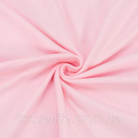 Ткань кулір стрейч Туреччина 190 г./м2 Ніжно рожевий