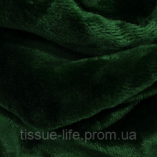 Тканина махра полірована Темно-зелений
