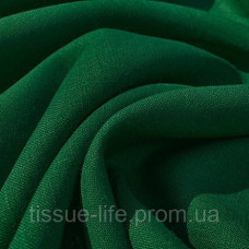 Тканина натуральний Льон однотонний Темно-зелений