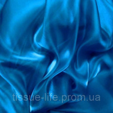 Тканина Органза Темно-блакитний