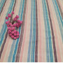 Сорочкова тканина Жатка бавовняна смужка 12 мм Різнобарвна