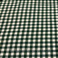 Сорочкова тканина принт карта 5 мм. Зелений із білим